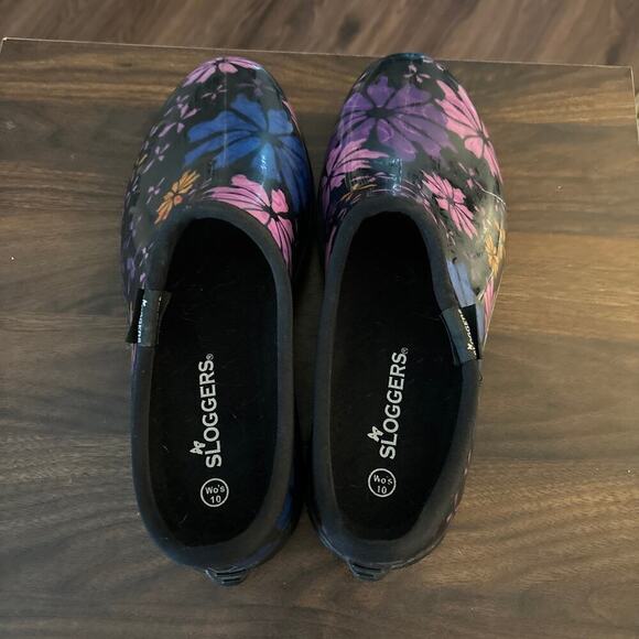 Sloggers Floral Rain Garden Clogs Shoes - Picture 4 of 5